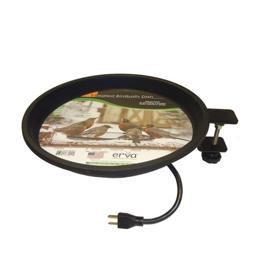 Clamp Mount Heated Bird Bath